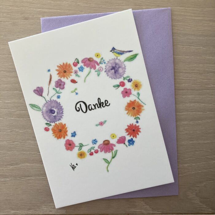 Karte *Danke*