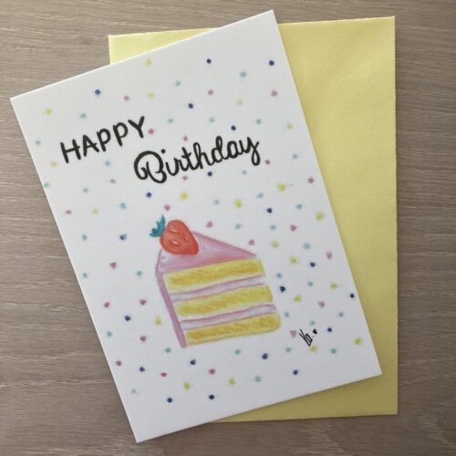 Karte *Torte Happy Birthday*
