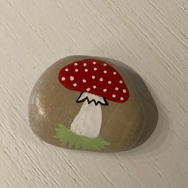 Glücksstein Pilz