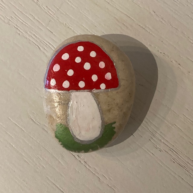 Glücksstein Pilz
