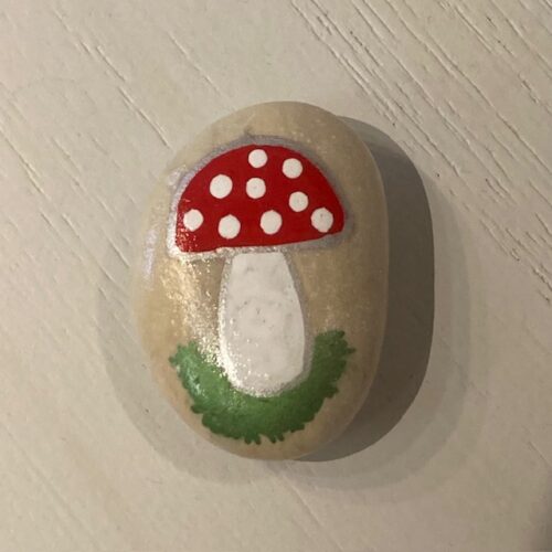 Glücksstein Pilz klein