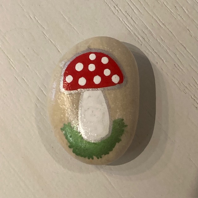 Glücksstein Pilz klein